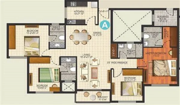 Featured Image of 4.5 Bhk Floor Plan